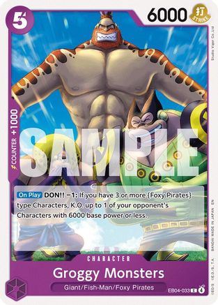 Groggy Monsters (EB04-033) - [The Azure Sea's Seven]