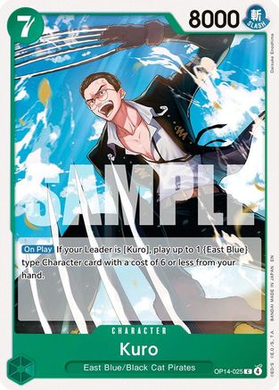 Kuro (OP14-025) - [The Azure Sea's Seven]