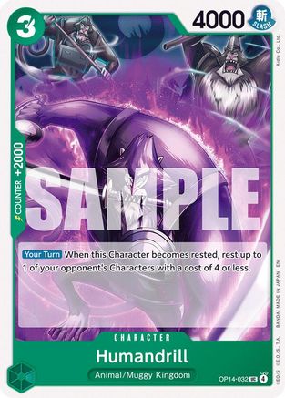 Humandrill (OP14-032) - [The Azure Sea's Seven]