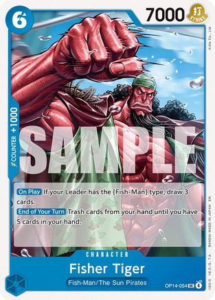 Fisher Tiger (OP14-054) - [The Azure Sea's Seven]