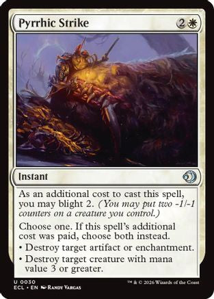 Pyrrhic Strike  [Lorwyn Eclipsed] Foil