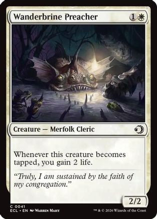 Wanderbrine Preacher  [Lorwyn Eclipsed] Foil