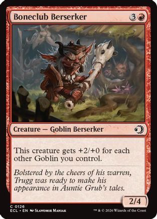 Boneclub Berserker  [Lorwyn Eclipsed] Foil
