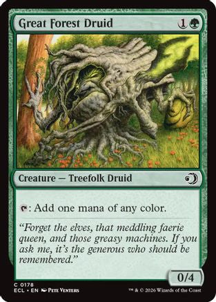 Great Forest Druid  [Lorwyn Eclipsed] Foil