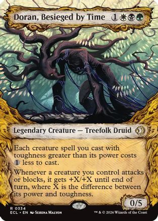 Doran, Besieged by Time (Showcase)  [Lorwyn Eclipsed] Foil