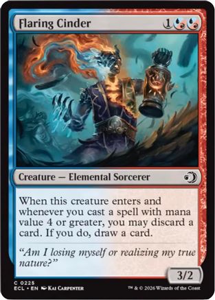Flaring Cinder  [Lorwyn Eclipsed] Foil