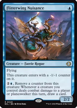 Flitterwing Nuisance  [Lorwyn Eclipsed] Foil