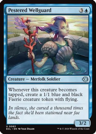 Pestered Wellguard  [Lorwyn Eclipsed] Foil