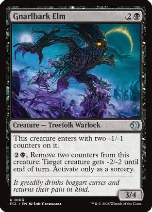Gnarlbark Elm  [Lorwyn Eclipsed] Foil