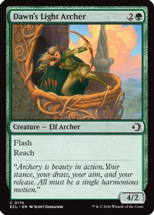 Dawn's Light Archer  [Lorwyn Eclipsed] Foil