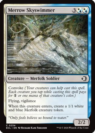 Merrow Skyswimmer  [Lorwyn Eclipsed] Foil
