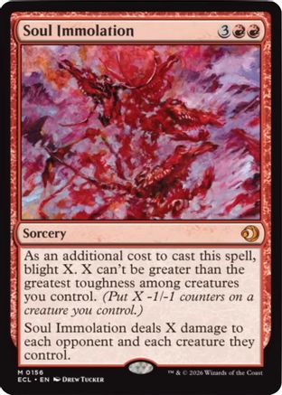 Soul Immolation  [Lorwyn Eclipsed] Foil