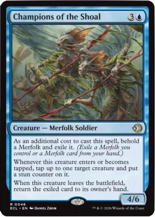 Champions of the Shoal  [Lorwyn Eclipsed] Foil