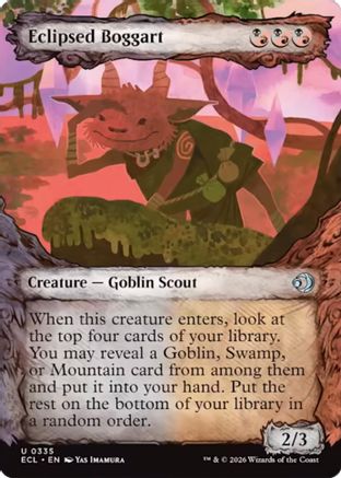 Eclipsed Boggart (Showcase)  [Lorwyn Eclipsed] Foil