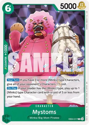 Mystoms (EB04-017) - [The Azure Sea's Seven Release Event Cards]