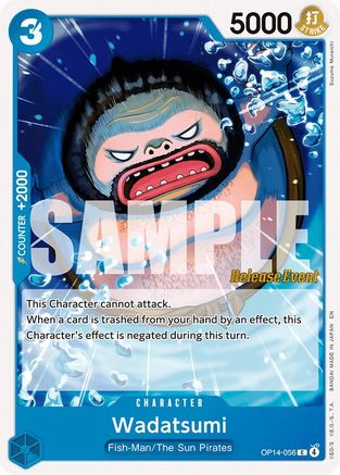 Wadatsumi (OP14-056) - [The Azure Sea's Seven Release Event Cards]