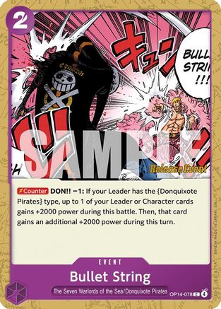 Bullet String (OP14-078) - [The Azure Sea's Seven Release Event Cards]