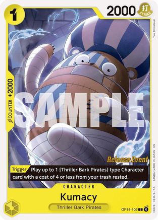 Kumacy (OP14-102) - [The Azure Sea's Seven Release Event Cards]