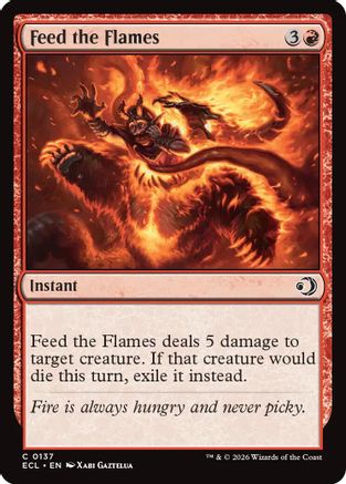 Feed the Flames  [Lorwyn Eclipsed] Foil