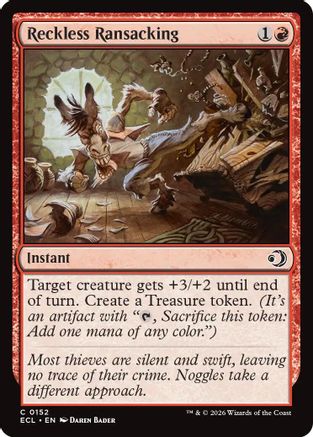 Reckless Ransacking  [Lorwyn Eclipsed]