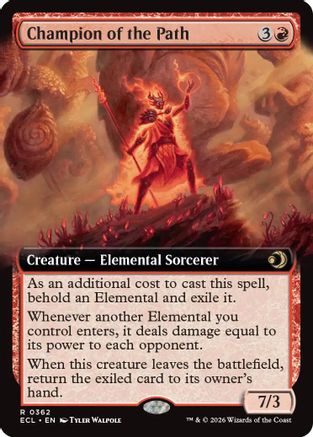 Champion of the Path (Extended Art)  [Lorwyn Eclipsed]