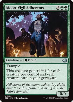 Moon-Vigil Adherents  [Lorwyn Eclipsed] Foil