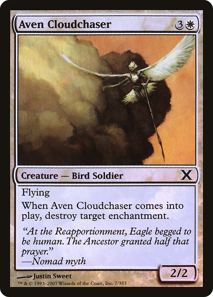 Aven Cloudchaser  [Tenth Edition] Foil