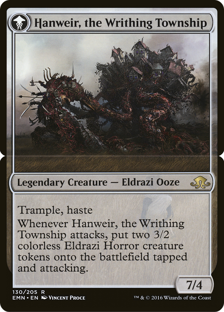 Hanweir, the Writhing Township  [Eldritch Moon]: (mooneldrazidfc) Foil