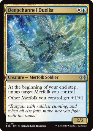 Deepchannel Duelist  [Lorwyn Eclipsed]