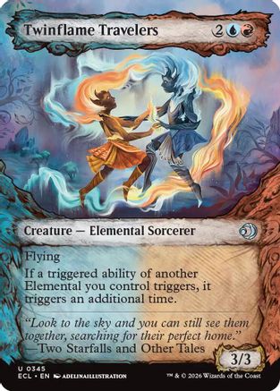 Twinflame Travelers (Showcase)  [Lorwyn Eclipsed]