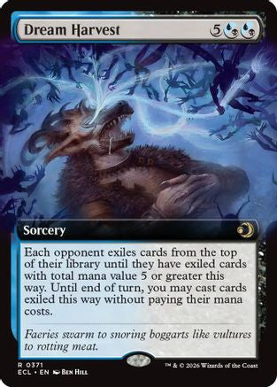Dream Harvest (Extended Art)  [Lorwyn Eclipsed] Foil