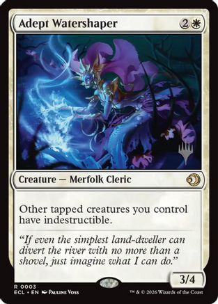 Adept Watershaper  [Promo Pack: Lorwyn Eclipsed]