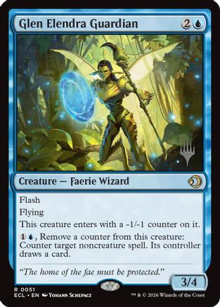 Glen Elendra Guardian  [Promo Pack: Lorwyn Eclipsed] Foil