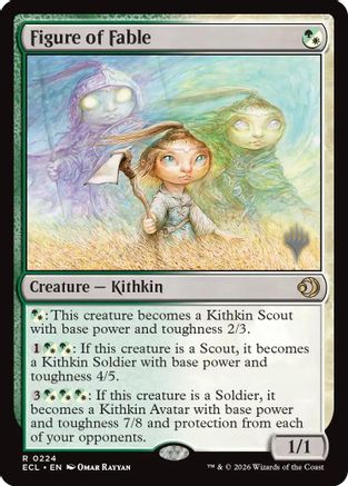 Figure of Fable  [Promo Pack: Lorwyn Eclipsed] Foil