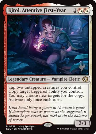 Kirol, Attentive First-Year  [Promo Pack: Lorwyn Eclipsed]