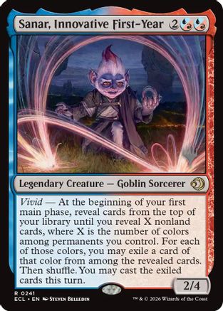 Sanar, Innovative First-Year  [Promo Pack: Lorwyn Eclipsed] Foil