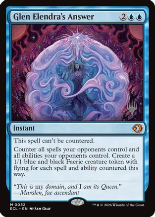 Glen Elendra's Answer  [Promo Pack: Lorwyn Eclipsed]
