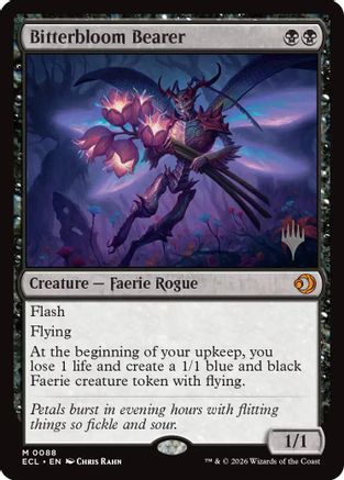 Bitterbloom Bearer  [Promo Pack: Lorwyn Eclipsed]