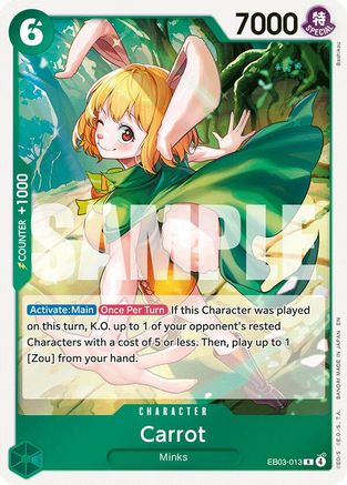 Carrot (EB03-013) - [Extra Booster: One Piece Heroines Edition] Foil