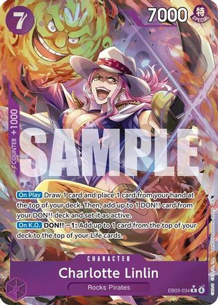 Charlotte Linlin (Alternate Art) (EB03-034) - [Extra Booster: One Piece Heroines Edition] Foil