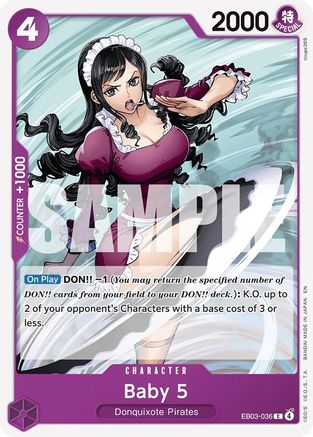 Baby 5 (EB03-036) - [Extra Booster: One Piece Heroines Edition]