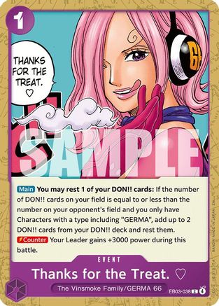 Thanks for the Treat. (EB03-038) - [Extra Booster: One Piece Heroines Edition]