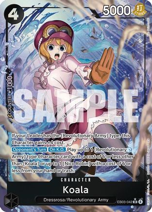 Koala (Alternate Art) (EB03-042) - [Extra Booster: One Piece Heroines Edition] Foil