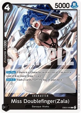 Miss Doublefinger(Zala) (EB03-046) - [Extra Booster: One Piece Heroines Edition]