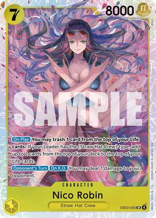 Nico Robin (055) (EB03-055) - [Extra Booster: One Piece Heroines Edition] Foil