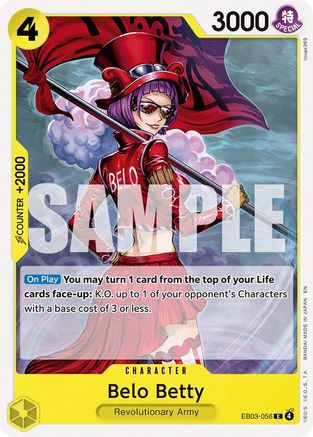 Belo Betty (EB03-056) - [Extra Booster: One Piece Heroines Edition]