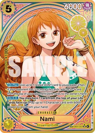 Nami (SP) (EB03-053) - [Extra Booster: One Piece Heroines Edition] Foil