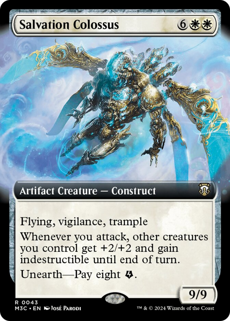 Salvation Colossus (Extended Art) [Modern Horizons 3 Commander] Foil