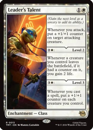 Leader's Talent  [Teenage Mutant Ninja Turtles] Foil