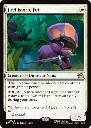 Prehistoric Pet  [Teenage Mutant Ninja Turtles]